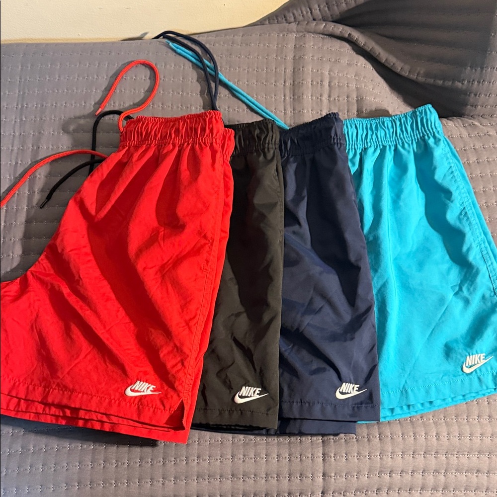 Nike Men's Athletic Shorts - Red, Black, Navy, Teal